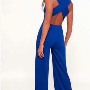 Super comfortable, royal blue jumpsuit
